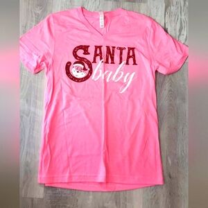 Santa baby tee Small Medium And 2XL